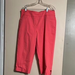 Ruby Rd Pink Capris Vibrant and Chic